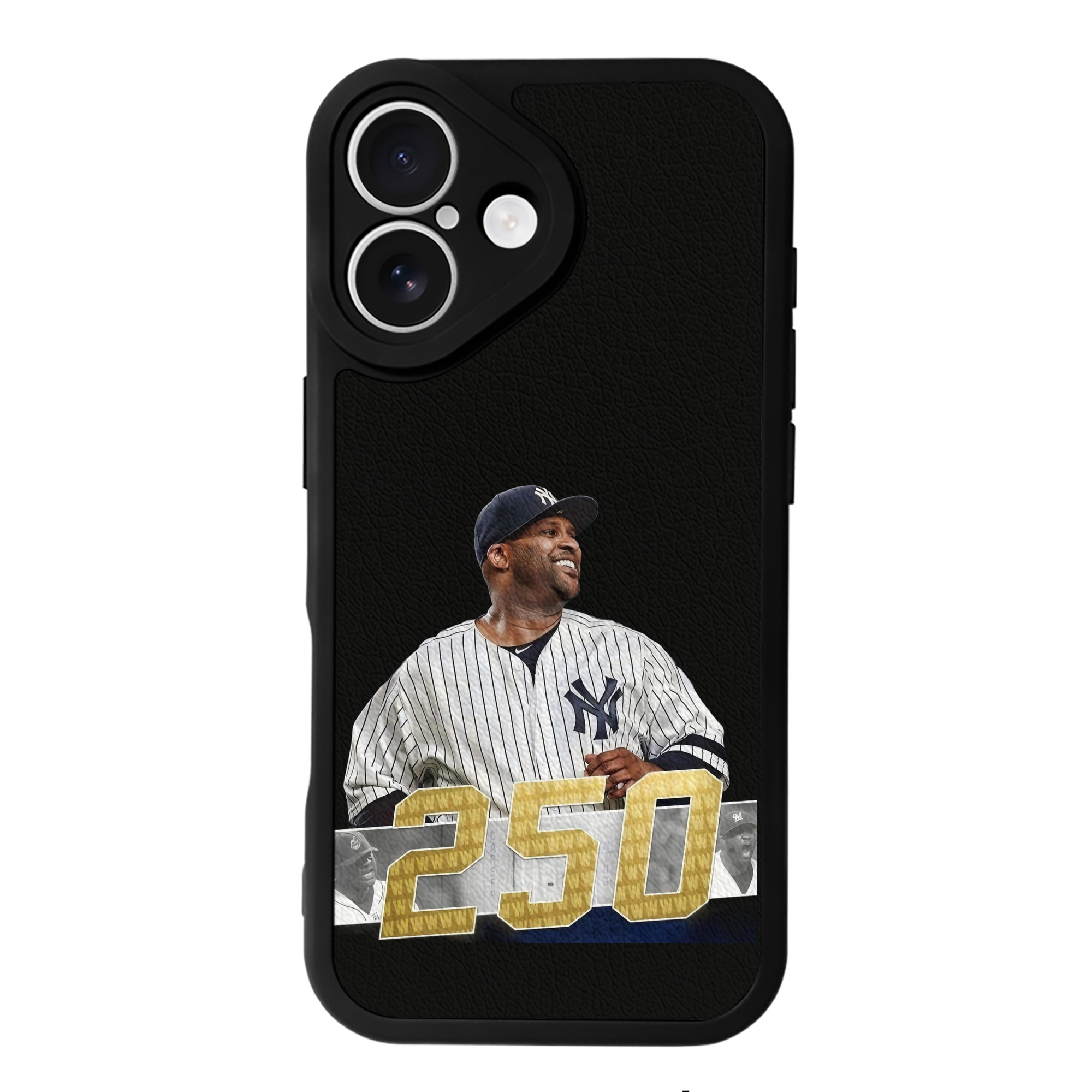 CC Sabatnia 3 IPhone 16 Silicone Leather Case – UV Print, Lambskin Texture – Perfect Fit, Wireless Charging Compatible, Scratch Resistant, Precise Cutouts – Stylish Protection For IPhone 16